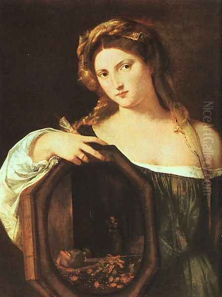 Profane Love (Vanity) Oil Painting by Tiziano Vecellio (Titian)