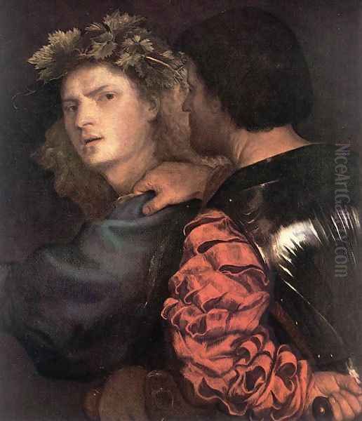 The Bravo c. 1520 Oil Painting by Tiziano Vecellio (Titian)