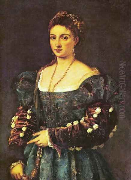 The beauty Oil Painting by Tiziano Vecellio (Titian)