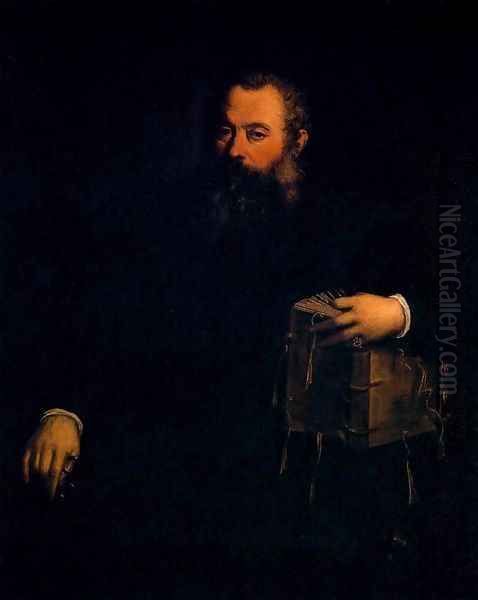 Portrait of Andreas Vesalius Oil Painting by Tiziano Vecellio (Titian)