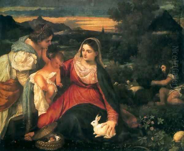 Titian Unspecified I Oil Painting by Tiziano Vecellio (Titian)