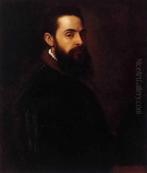 Portrait of Antonio Anselmi 2 Oil Painting by Tiziano Vecellio (Titian)