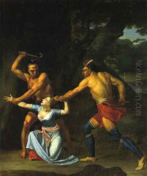 The Death of Jane McCrea 1804 Oil Painting by John Vanderlyn