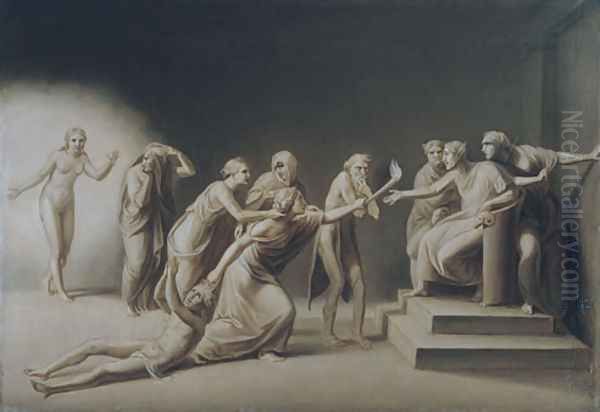 The Calumny of Apelles Oil Painting by John Vanderlyn