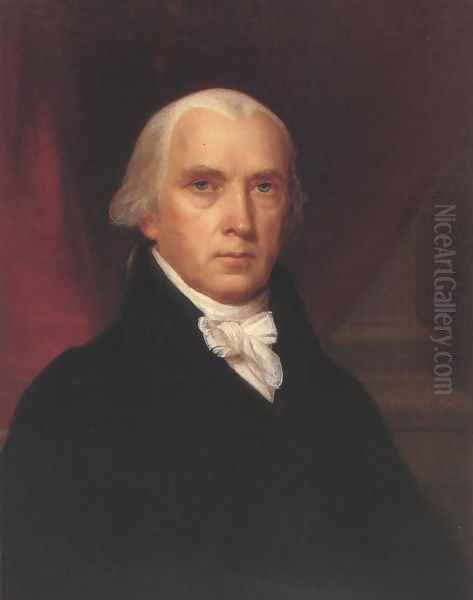 James Madison 1816 Oil Painting by John Vanderlyn