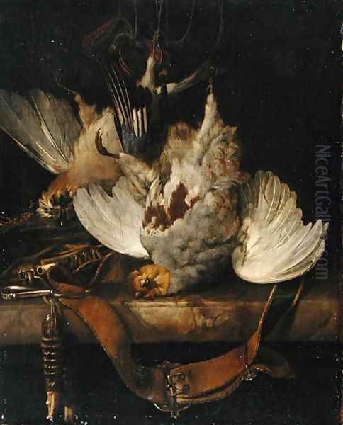 The Bag 1679 Oil Painting by Willem Van Aelst