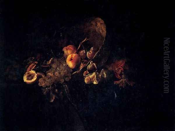 Still-Life with Fruit Oil Painting by Willem Van Aelst