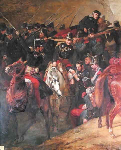 The Attack on Muzayah, 12th May 1840 Oil Painting by Carle Vernet