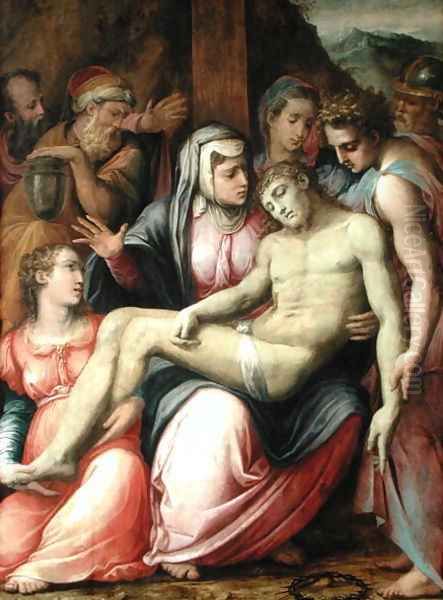 The Deposition, c.1540 Oil Painting by Giorgio Vasari