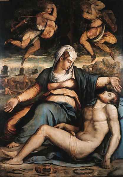 The Pieta Oil Painting by Giorgio Vasari