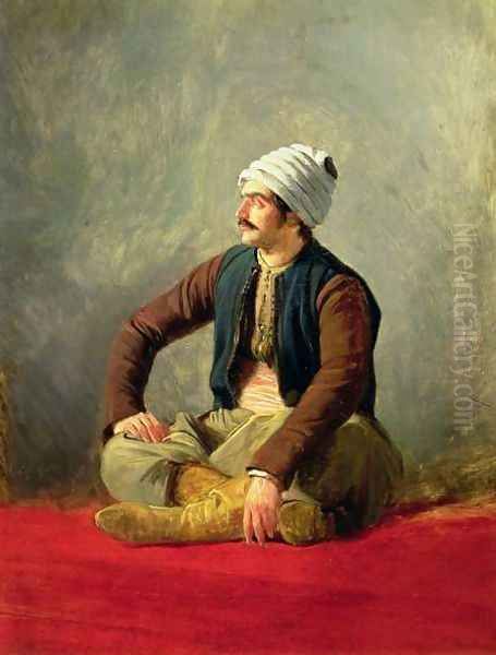 An Eastern Trader, 1830-45 Oil Painting by Horace Vernet