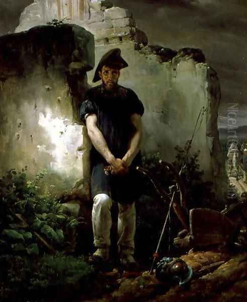 Peace and War Le Soldat Laboureur, 1820 Oil Painting by Horace Vernet