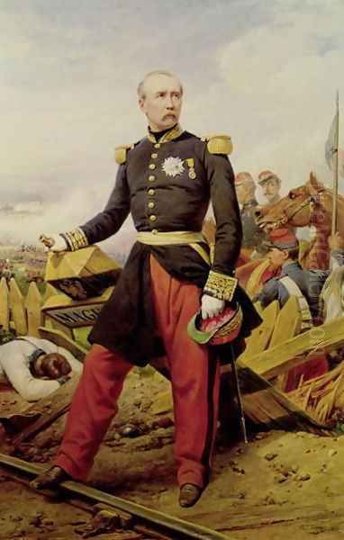 Comte Maurice de MacMahon 1808-93, 1860 Oil Painting by Horace Vernet