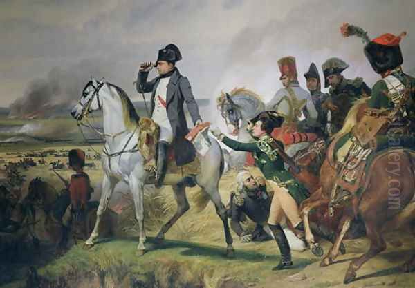 The Battle of Wagram, 6th July 1809, 1836 Oil Painting by Horace Vernet