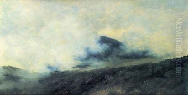 Rocca di Papa in the Mist Oil Painting by Pierre-Henri de Valenciennes