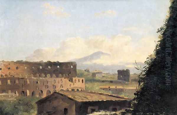 View of the Colosseum Oil Painting by Pierre-Henri de Valenciennes