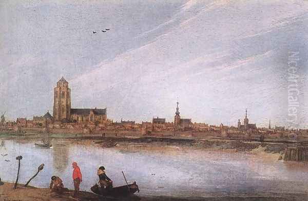 View Of Zierikzee 1618 Oil Painting by Esaias Van De Velde