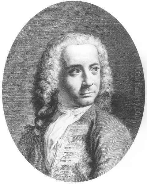 Portrait of Giovanni Antonio Canal, called Canaletto (before 1735) Oil Painting by Antonio Visentini