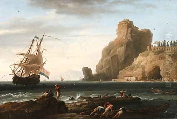 Untitled Oil Painting by Claude-joseph Vernet