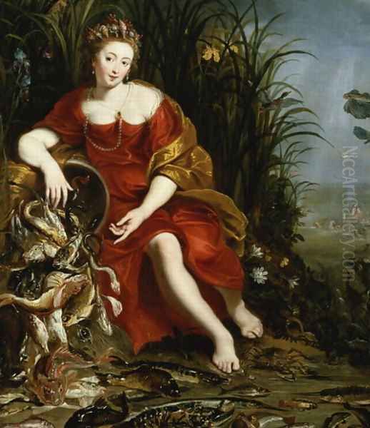 Allegory of Water Oil Painting by Cornelis De Vos