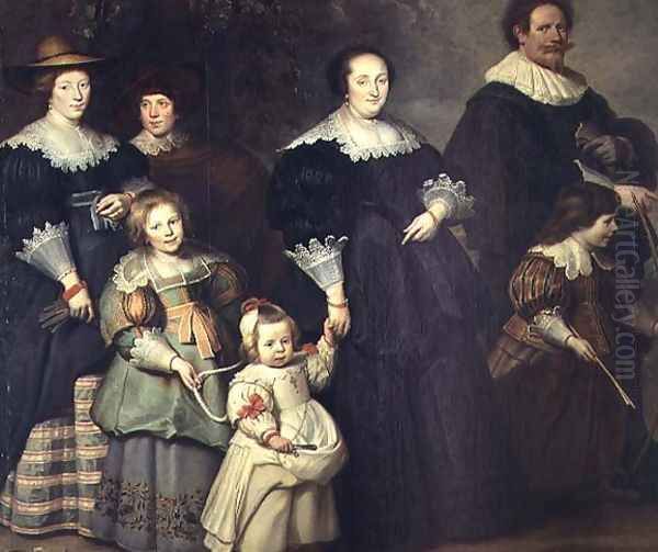 Family Portrait, c.1630 Oil Painting by Cornelis De Vos