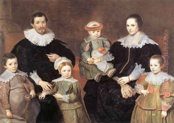 The Family of the Artist 1630-35 Oil Painting by Cornelis De Vos