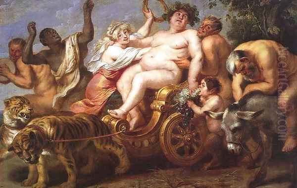 The Triumph of Bacchus Oil Painting by Cornelis De Vos