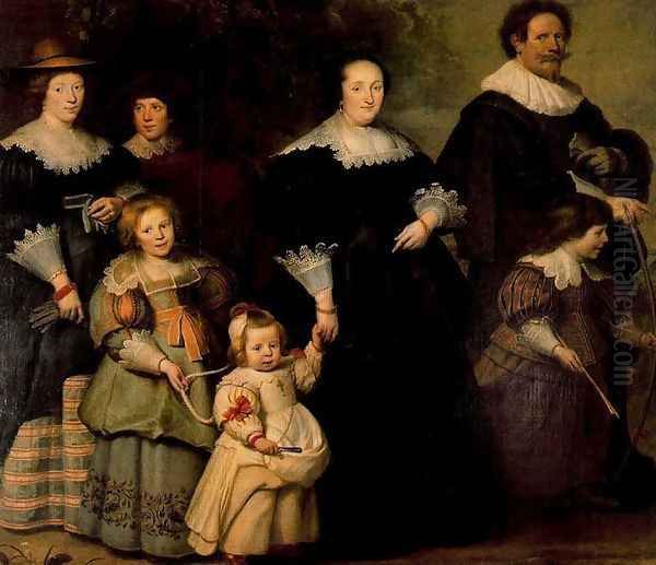 Family Portrait Oil Painting by Cornelis De Vos