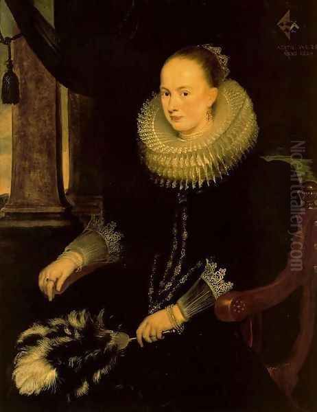 Antonia Canis Oil Painting by Cornelis De Vos