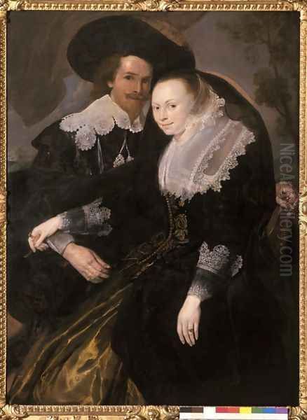 Double Portrait Oil Painting by Cornelis De Vos