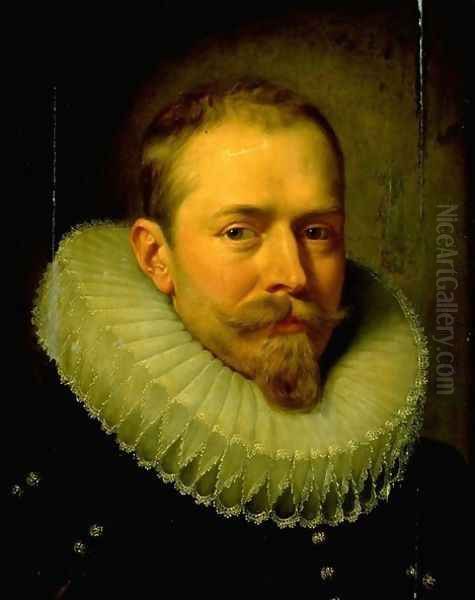 Portrait of a man Oil Painting by Cornelis De Vos