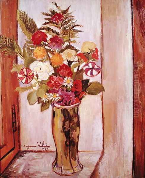 Flowers, 1929 Oil Painting by Suzanne Valadon