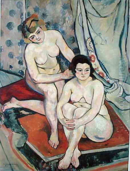 The Two Bathers, 1923 Oil Painting by Suzanne Valadon