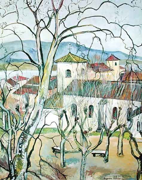 The Village of Saint-Bernard, Ain, 1929 Oil Painting by Suzanne Valadon