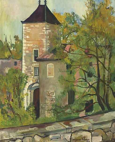 Tour du Chateau de Saint-Bernard Oil Painting by Suzanne Valadon