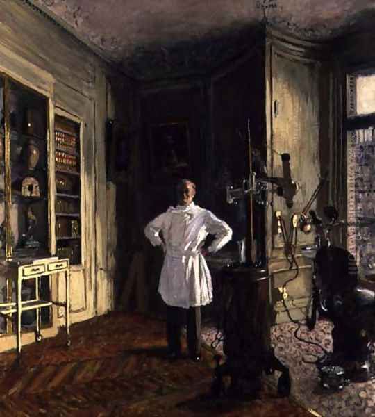 Doctor Viau in his Surgery Oil Painting by Jean-Edouard Vuillard