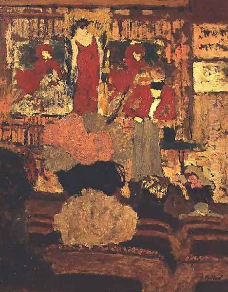 At the Theatre Oil Painting by Jean-Edouard Vuillard