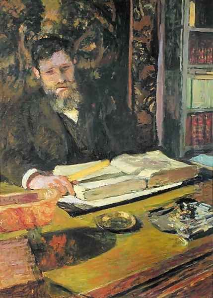 Arthur Fontaine (1860-1931) c.1906 Oil Painting by Jean-Edouard Vuillard