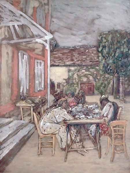 Le Petit Dejeuner Oil Painting by Jean-Edouard Vuillard