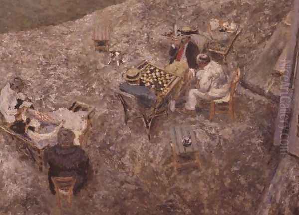 The Checker Board Oil Painting by Jean-Edouard Vuillard