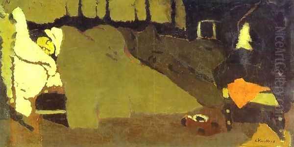 Sleep. c. 1891 Oil Painting by Jean-Edouard Vuillard