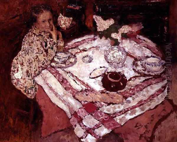 Breakfast, c.1902 Oil Painting by Jean-Edouard Vuillard