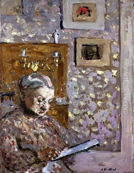 Portrait of Madame Vuillard, the Artist's Mother, c.1910 Oil Painting by Jean-Edouard Vuillard