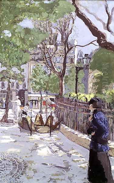 Place Vintimille Oil Painting by Jean-Edouard Vuillard