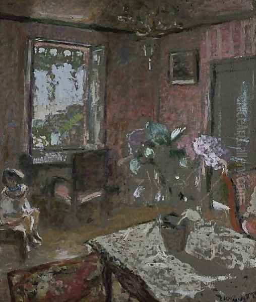 The Pink Room, c.1903 Oil Painting by Jean-Edouard Vuillard