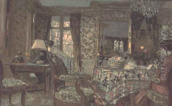 Interior, 1904 Oil Painting by Jean-Edouard Vuillard