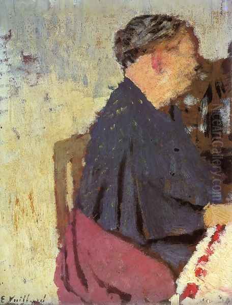 My Mother Oil Painting by Jean-Edouard Vuillard