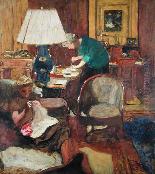 The Book Maker Oil Painting by Jean-Edouard Vuillard