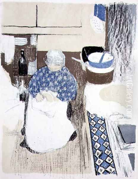 La Cuisiniere Oil Painting by Jean-Edouard Vuillard