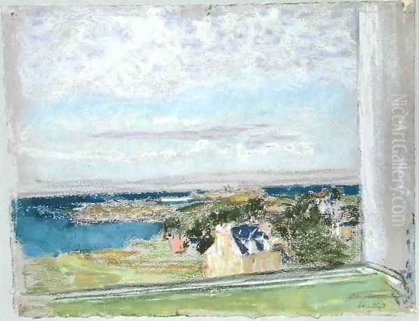 From my Window Oil Painting by Jean-Edouard Vuillard